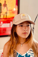 Load image into Gallery viewer, "I Surf Small Waves" Oatmeal Foam Trucker Hat - O/S
