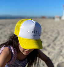 Load image into Gallery viewer, Salty ʻŌkole Good Vibes Trucker Hat (Adults & Keiki)
